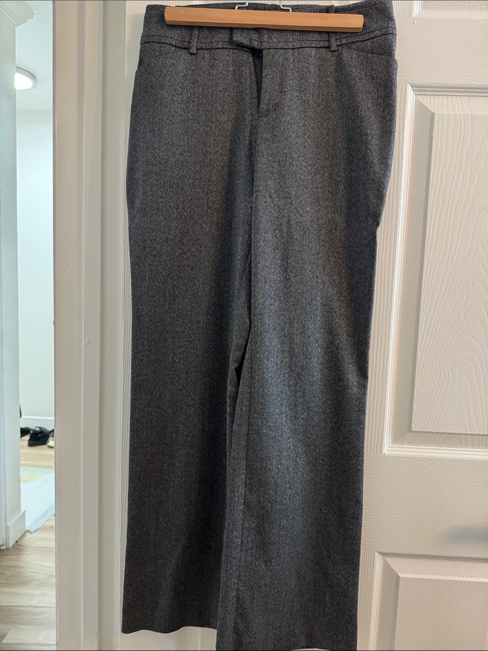 Mossimo Supply Co. Women's Straight Leg Pants in Charcoal Gray